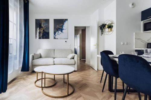 living room with chairs