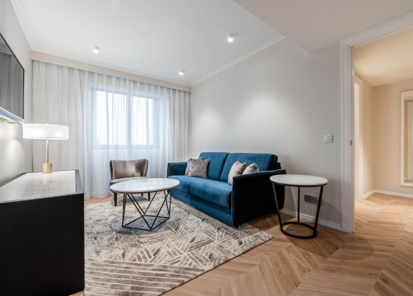living room with chairs