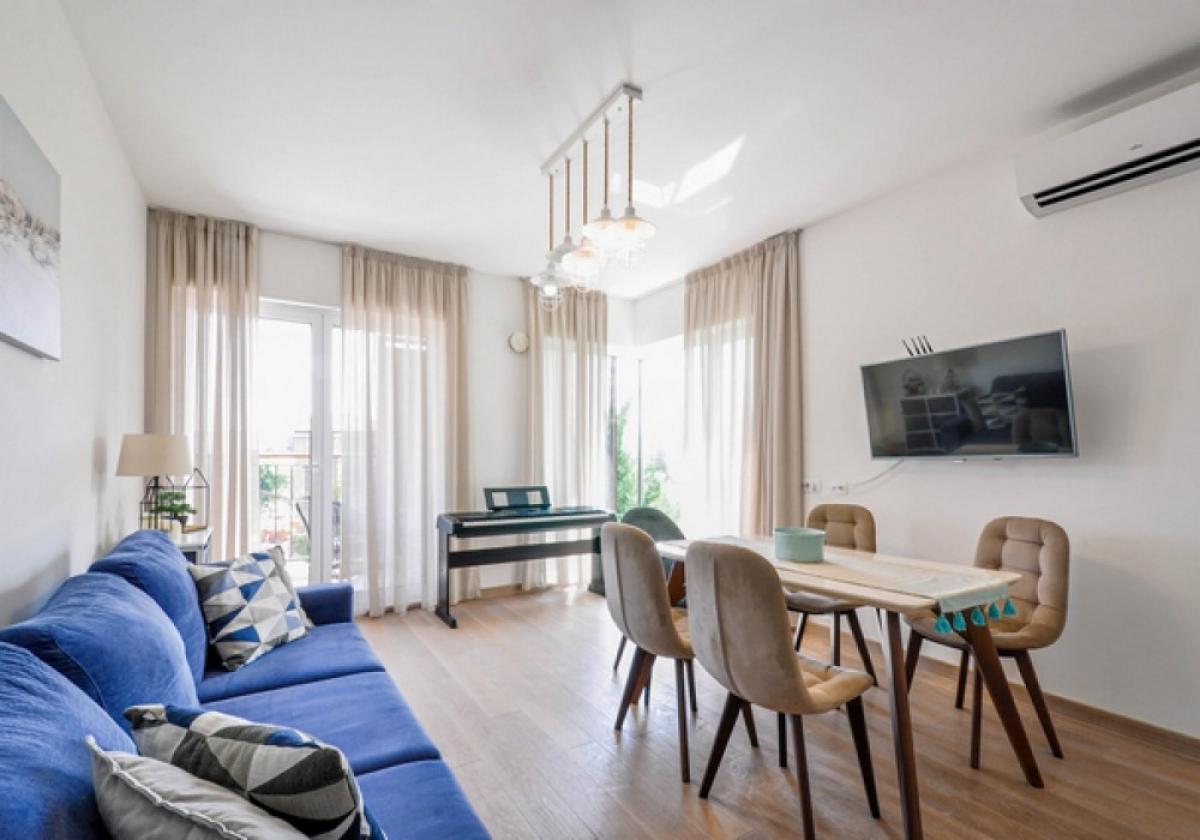 living room with chairs