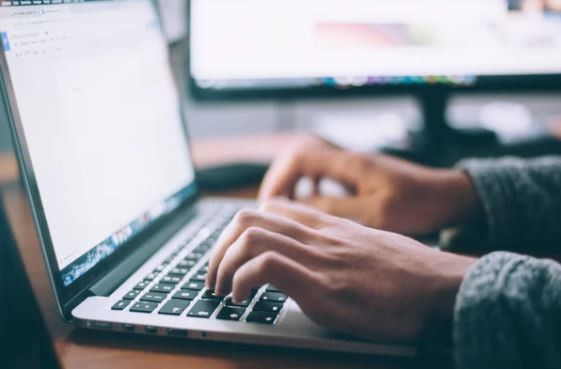 man using computer